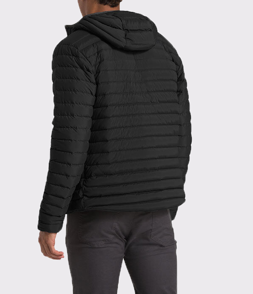 Men's Stretch Down Hoodie Jacket - Image 7