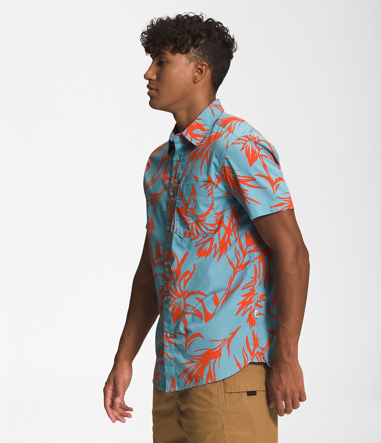Men’s Short-Sleeve Baytrail Pattern Shirt - Image 3